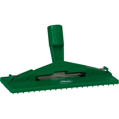 Vikan Hygiene 5500-2 padhouder, groen steelmodel, 100x235 mm