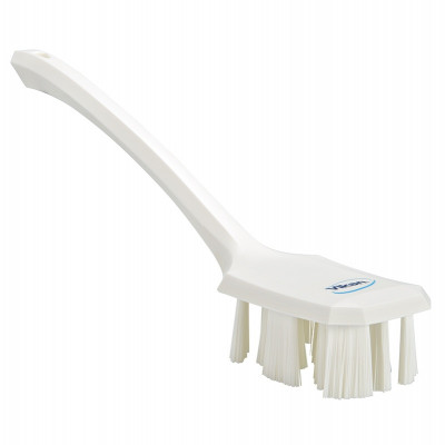 Vikan UST 4196-5 washing-up brush, large white, white, long