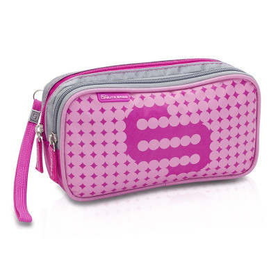 Elite Bags EB14.008 Slides Pink Diabetes Pouch