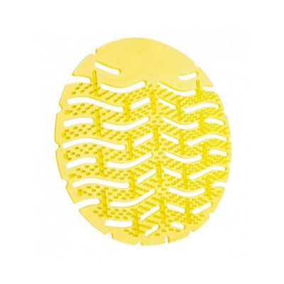 Urinal mat Lemon / Yellow 10 pieces