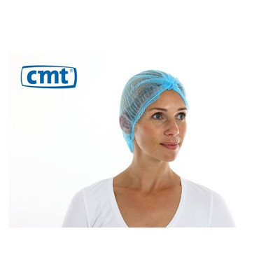 CMT pp non woven Hairnet, blue, 58cm 1000 Pieces